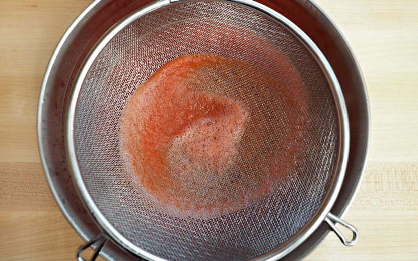 blendtec designer 650 - the tomato soup was very well mixed, though it didn't do the best at...