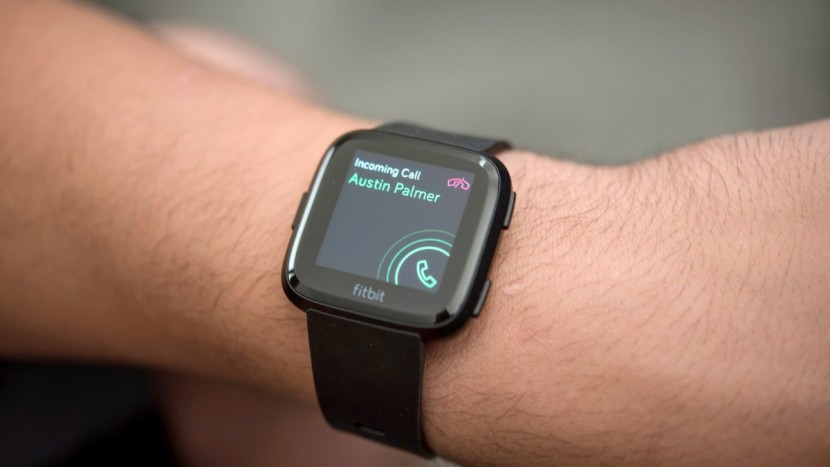 fitbit versa - you can answer calls from the versa but it lacks a speaker or mic to...