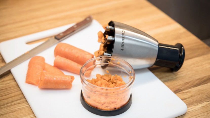 food processor - the cuisinart struggled a little when tasked with chopping carrots.