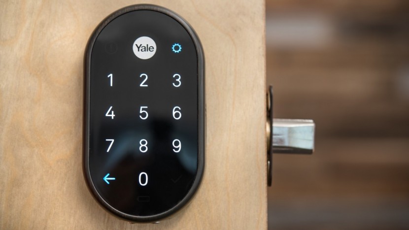 smart lock - the nest x yale&#039;s keypad offers easy user entry for the owner of the...
