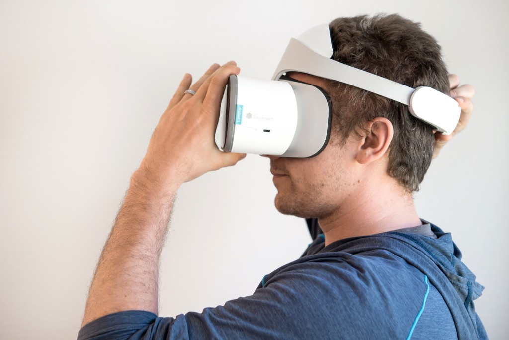 lenovo mirage solo - this headset is one of the easiest to get ready to go -- just put it...