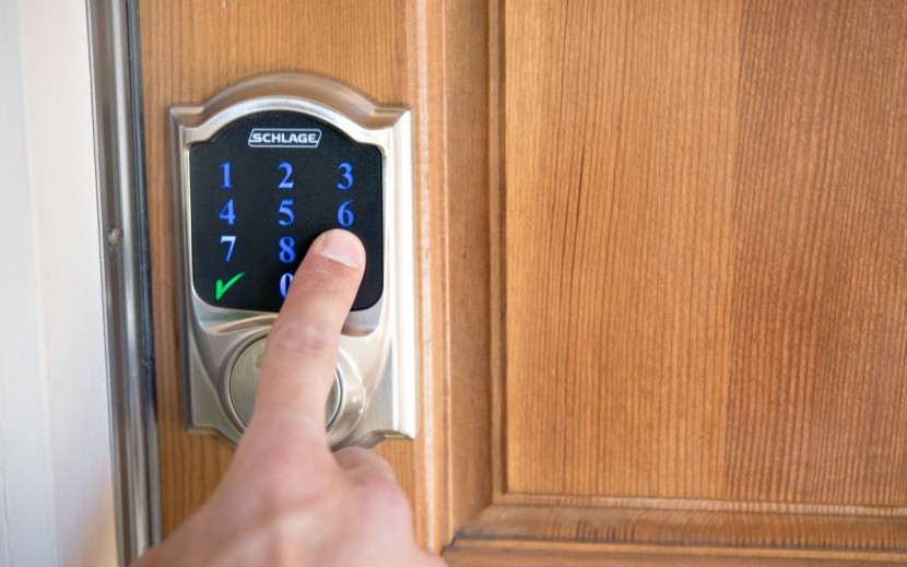 smart lock - the schlage camelot&#039;s keypad is its best &#039;smart&#039; feature.