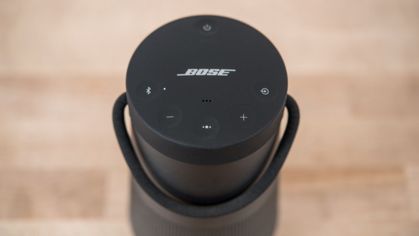 bose soundlink revolve+ - the revolve+ is quite large, but the added carrying handle makes...