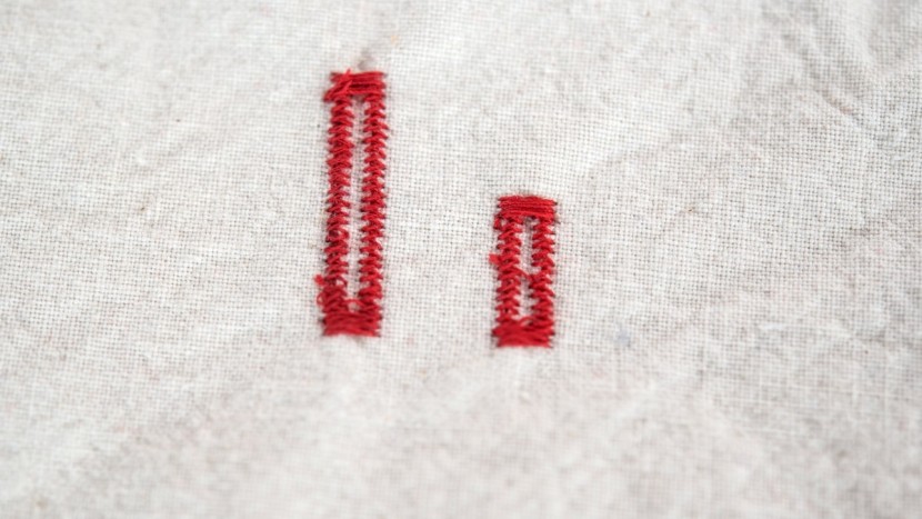 brother xr9550prw - some of the high-quality buttonholes produced by the xr9550prw.