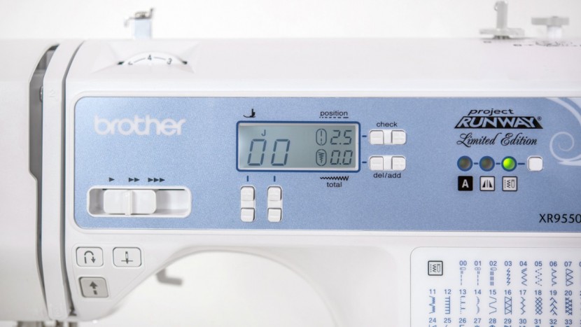 brother xr9550prw - we found it to be quite helpful that the machine gives recommended...