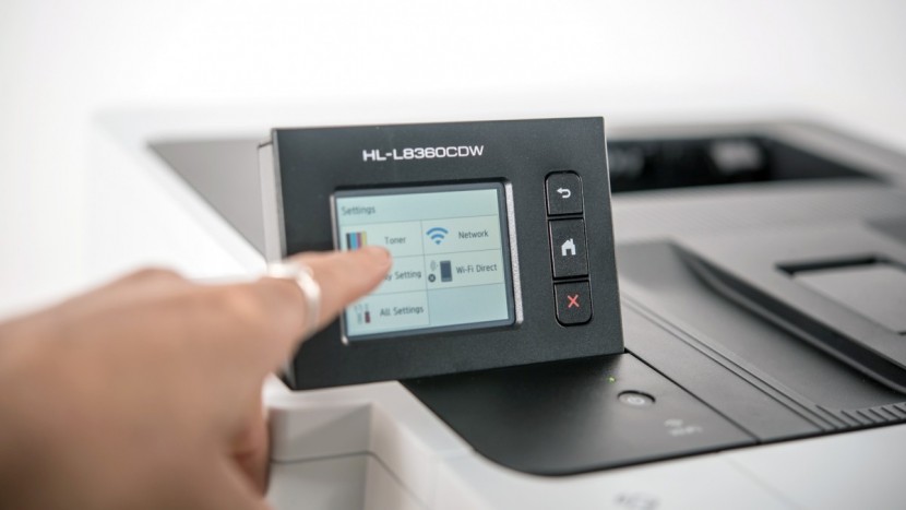 brother hl-l8360cdw - we love the touchscreen controls of the hl-l8360cdw.