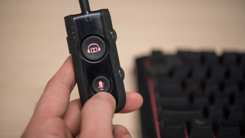 gaming headset - easy to access controls are nice, especially for those overly loud...