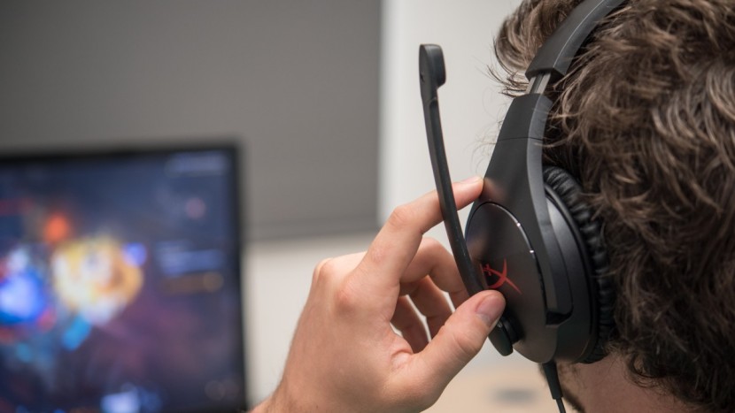 gaming headset - the stinger was very easy to mute and control the volume on.