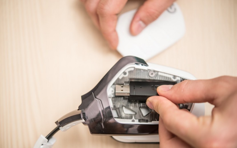 gaming headset - the artemis spectrum has convenient built in storage for its...