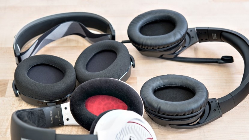 gaming headset - three of the main ear cup fabric types are velvet (or velour)...