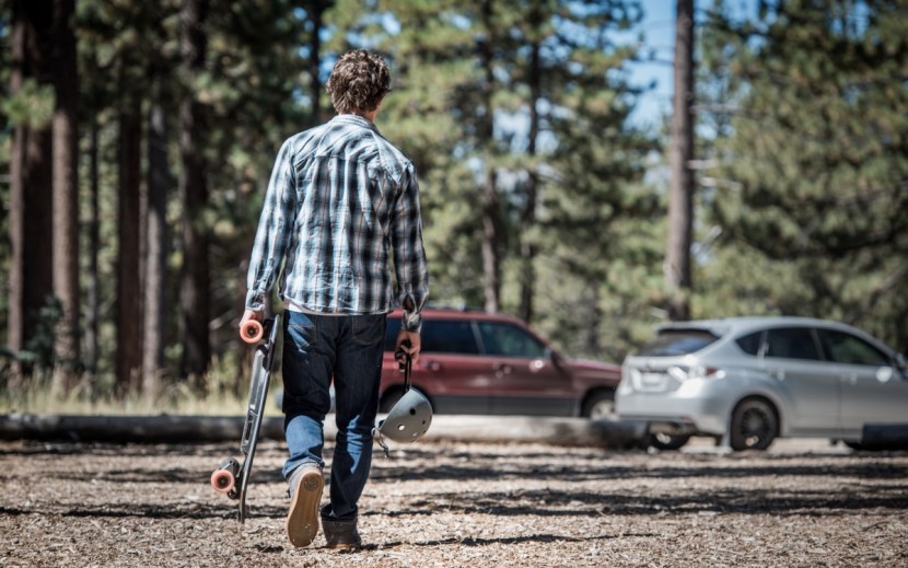 boosted mini s - the mini s is extremely easy to carry.