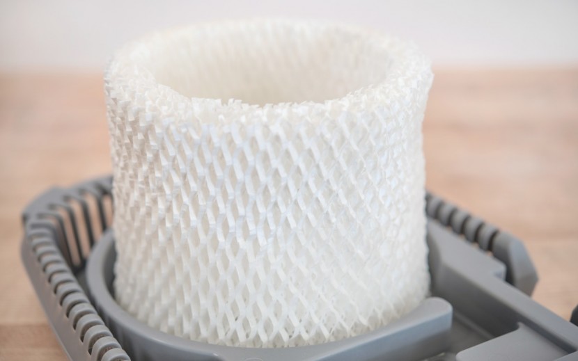 evaporative models blow air over a wet wick, like the one above.