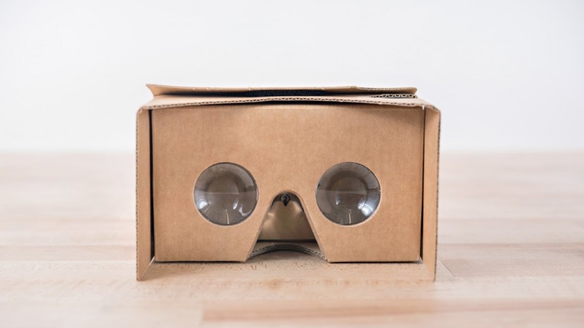 google cardboard - this headset provides ample room for use while wearing glasses.