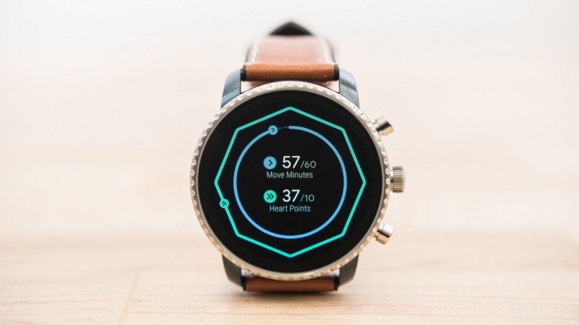 fossil q explorist hr - this watch also has activity rings for you to close, similar to an...