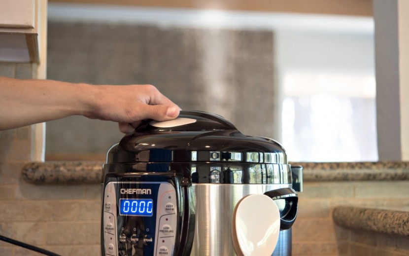 chefman 9-in-1 programmable - the chefman's lid is easy to clean and can be stored on either of...