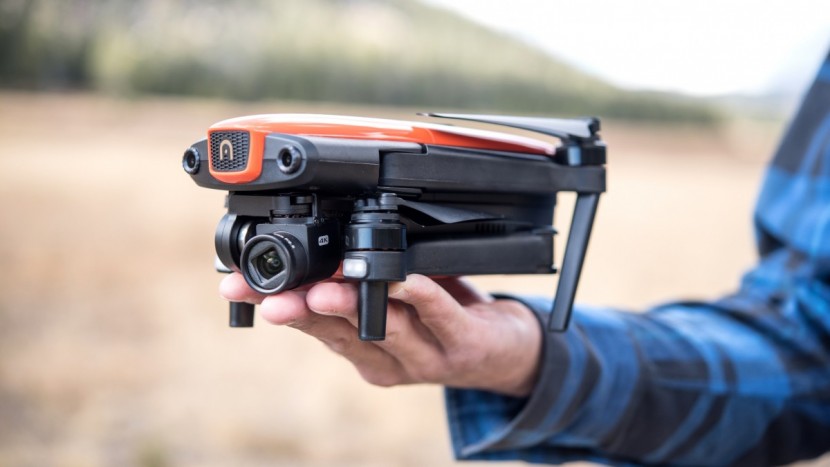 autel robotics evo - the evo folds down to about the same size as the dji mavic models.
