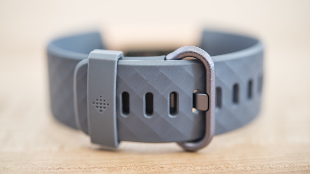 fitbit charge 3 - this tracker uses a standard watch clasp.