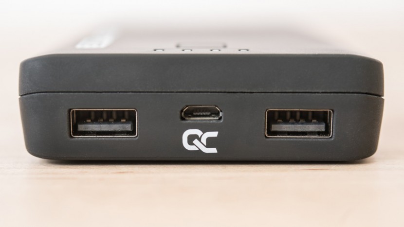 tzumi endurance ac 12000 - this battery can charge two devices at once.