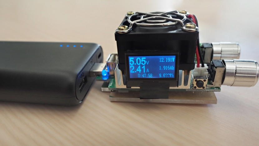 power bank - the dummy load allowed us to test the capacity at different...