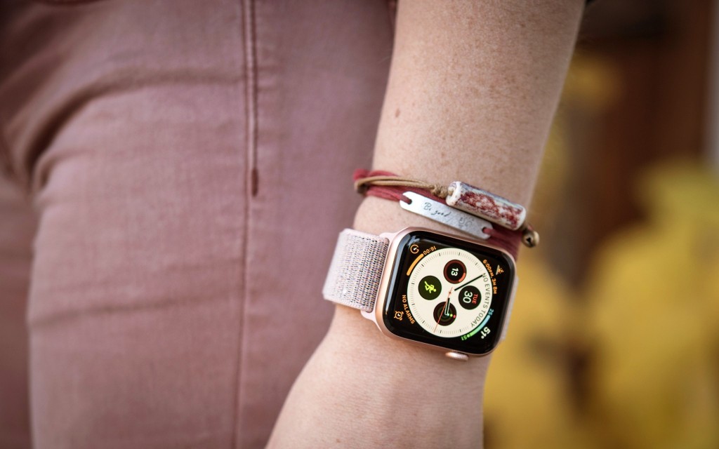 apple watch series 4 - this watch is incredibly intuitive and user-friendly to use.