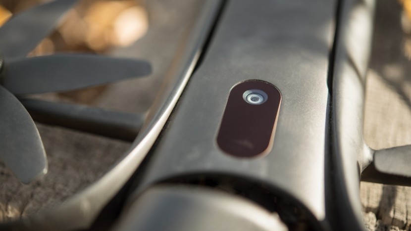 skydio r1 - the skydio has a top-facing obstacle avoidance sensor, a rarity...