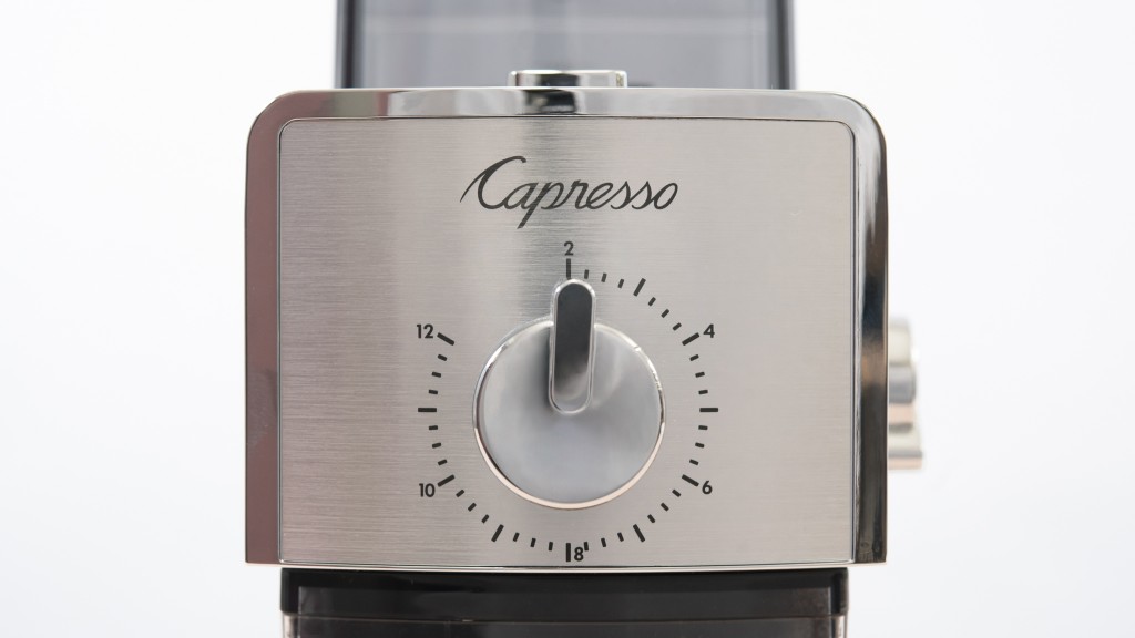 Capresso 591.05 Coffee Burr Grinder Stainless Steel