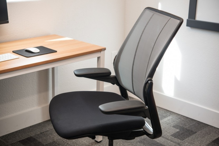 office chair - the lumbar support on the diffrient wasn&#039;t our favorite.