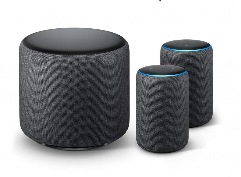 The Echo Studio smart speaker and Echo Sub are bundled together for 25% off