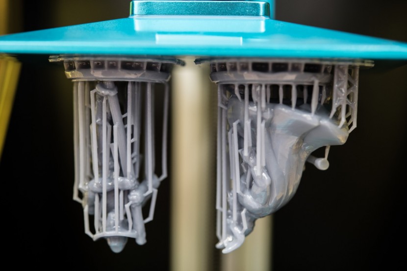 anycubic photon - the tree-like support matrix used by the photon.