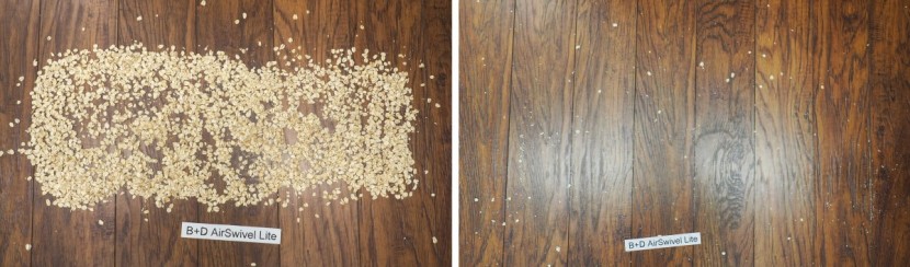 black+decker airswivel lite - there were plenty of oats flung across the room due to this product.