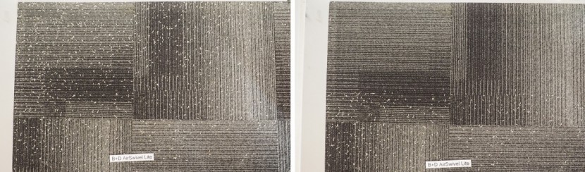 black+decker airswivel lite - there was a fair amount of residual rice left over after the...