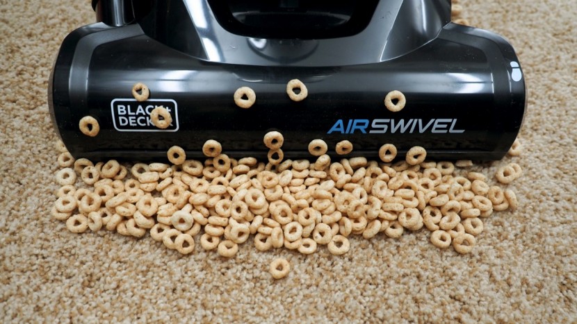 black+decker airswivel lite - the clearance on this vacuum is quite low, meaning it tends to push...