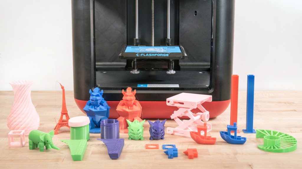 flashforge finder - some of the prints created by the finder.