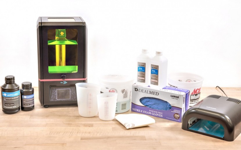 anycubic photon - some of the various other materials and tools necessary to make full...