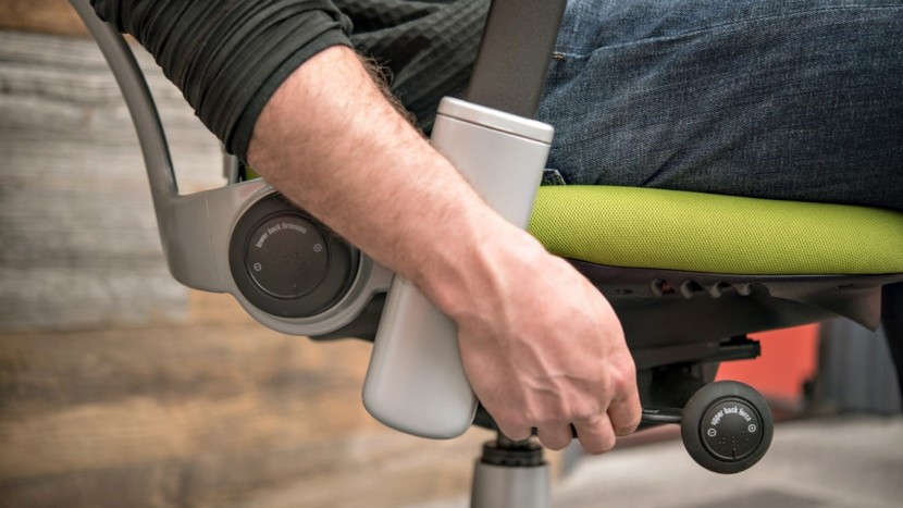 steelcase leap - most of the adjustments are easily reached without moving from your...