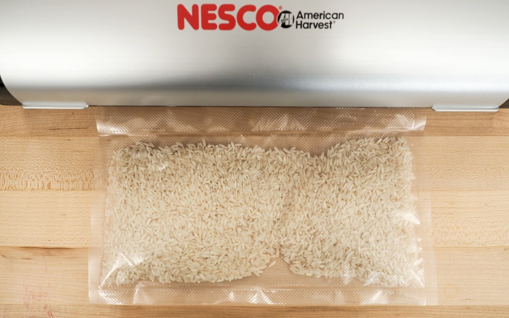 Nesco VS-02 130 Watt, Black & Silver Food Sealer with Bag Cutter - 9913231