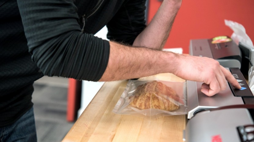 vacuum sealer - croissants take a bit of finesse to vacuum seal, as they are easily...