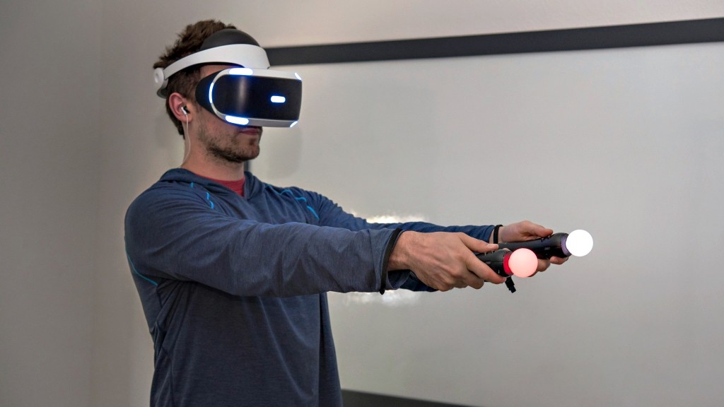 playstation vr - the playstation camera uses the lights on the visor and controllers...