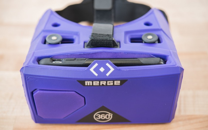 merge vr - very easy to slip your phone inside. the flexible material allowed...