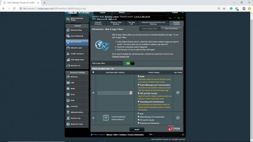 asus rt-ac68u (ac1900) - we liked that you can restrict access to inappropriate content by...