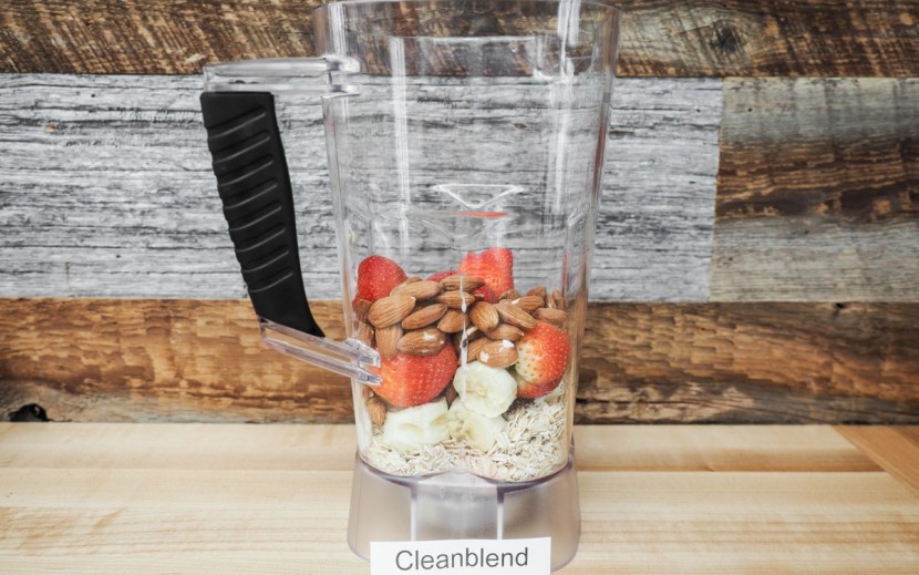 cleanblend commercial blender - prepped up for the fruit and nut smoothie challenge. this...