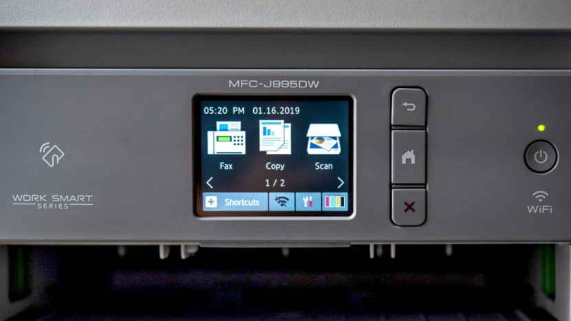 brother mfc-j995dw - the touchscreen makes navigating all of the mfc-j995dw&#039;s various...