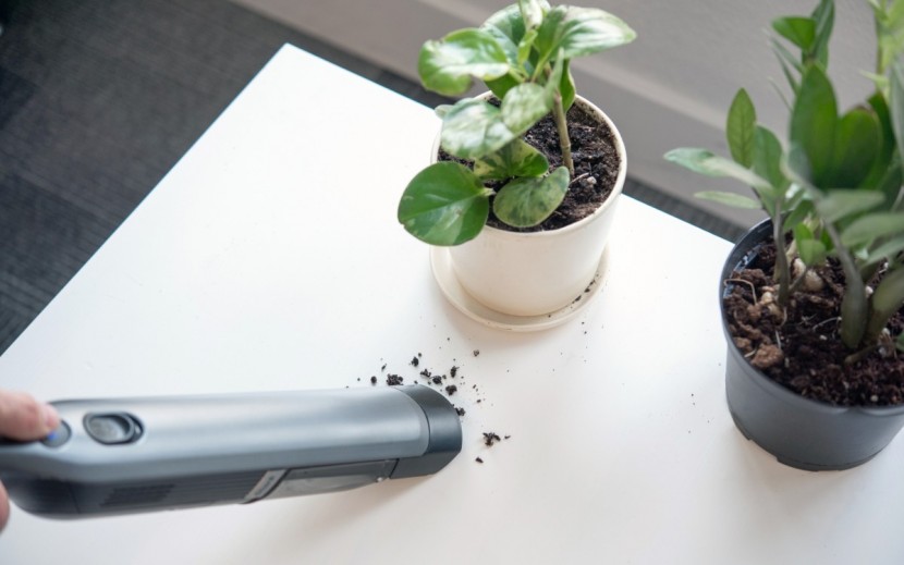 shark wandvac - the wandvac picks up dirt just fine.