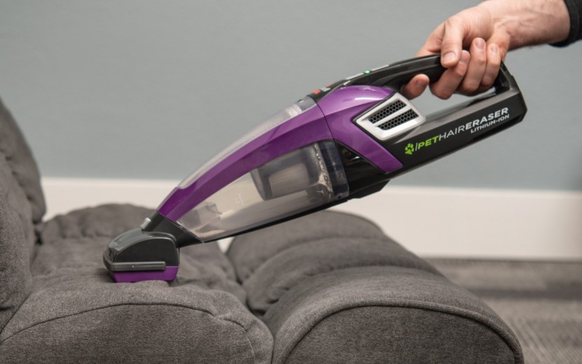 bissell pet hair eraser - the motorized brush head is great for cleaning, but it can drain...