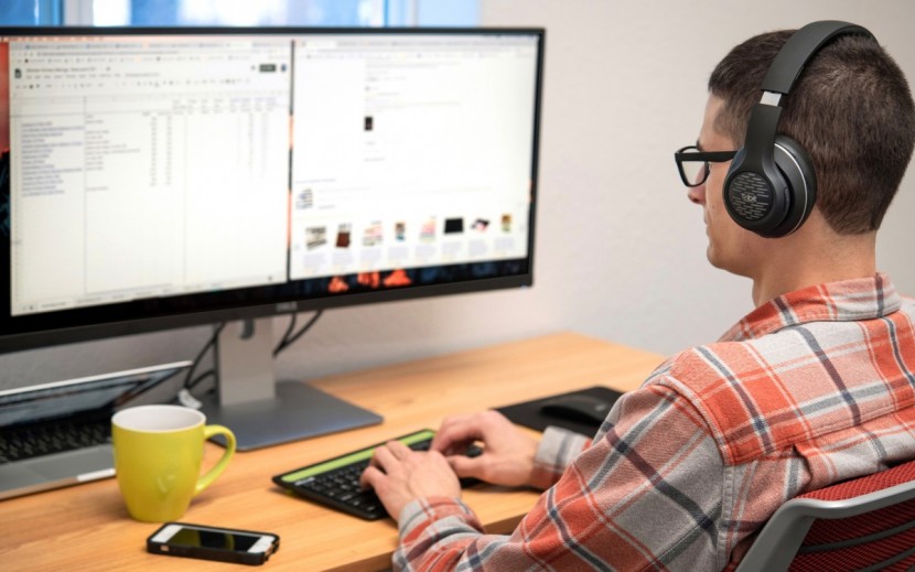 tribit xfree tune - we could still hear our own typing when listening to music on a...