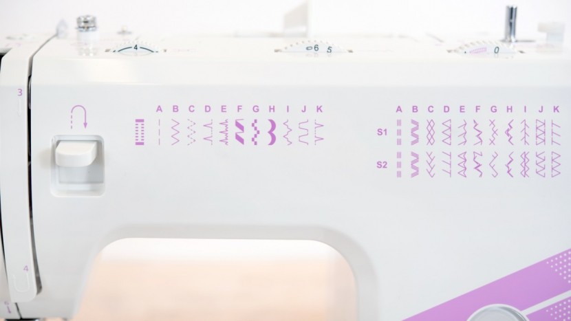 spiegel sp 3201 - the stitch labeling is printed on the side of the sp 3201.