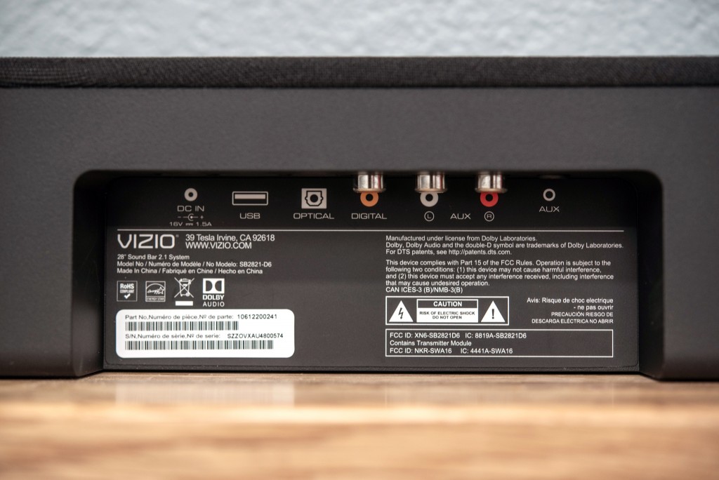 Vizio sb2821 cheap