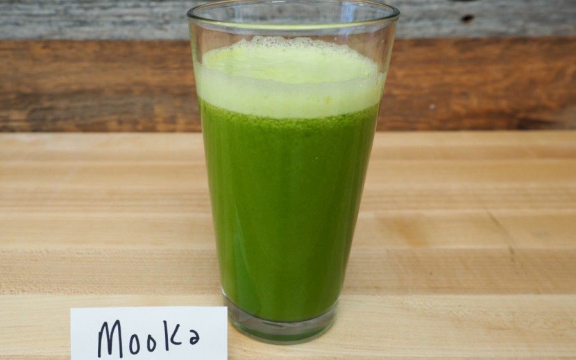 mooka slow masticating - the performance of the mooka improved with the rao juice cocktail.