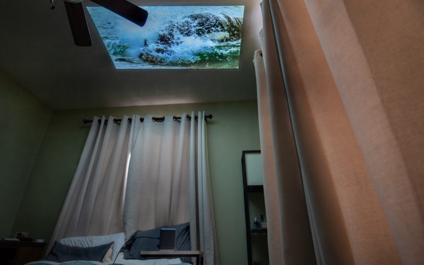 viewsonic m1 portable - the m1&#039;s built-in stand makes projecting at odd angles a breeze.