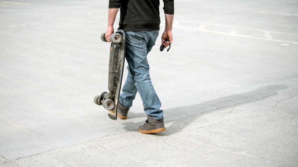 boosted mini x - this little board is surprisingly heavy.